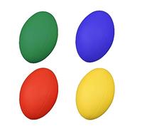 2021 Coated Foam Rugby Ball - Foam Ball - Lightweight - Durable - Good For Indoor And Outdoor Use (Yellow)