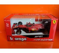 2021 Ferrari SF21 F1 #16 Charles Leclerc 1:43 by Burago #B18-36829L