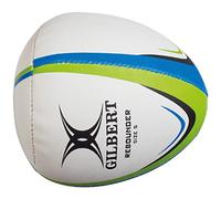 2021 Gilbert Rebounder Training Ball - Rugby Size 4 Passing Practice Improve Without A Partner, White