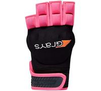 2021 Grays Hockey Anatomic Hand Protection Glove - Left Hand (Black/Pink, XSmall)