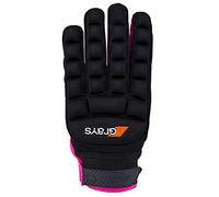 2021 Grays Hockey International Pro Glove Full Finger Protection - Black Pink (Small, Left)