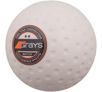 2021 Grays MATCH BALL - Hockey - Club Level Play - Good Performance - Multipacks (1, 2 and 6 Balls) (White, 2 Pack)