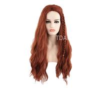 2021 Movie Black Widow Natalia Alianovna Romanova Cosplay Wig Natasha Romanoff Heat Resistant Synthetic Wigs + Wig Cap
