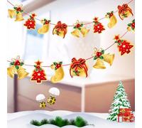 2021 Multi Style Christmas Hanging Banner for Xmas Party Decorations Featuring Santa Claus and Elk Designs (Socks)