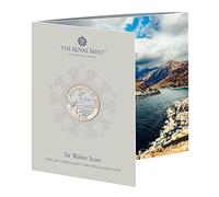 2021 Sir Walter Scott UK £2 BU Coin in Royal Mint Sealed Pack