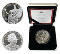 2021 St Helena Queen's Virtues Victory 1oz .999 Silver Proof Coin in Boxed with Certificate of Authenticity