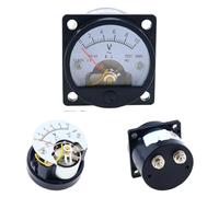 2021 Voltmeter SO-45 AC 5V-750V Round Analog Dial Panel Meter Voltmeter Gauge Black 1Pcs(10V)