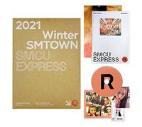 2021 Winter SMTOWN : SMCU EXPRESS (Red Velvet) Booklet + Folded Poster + CD-R + Postcard + Pass Card + Photo Card + 2 Pin Button Badges + 4 Extra Photocards