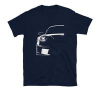 2022 911 RS Track Car T-Shirt - Classic Performance Coupe Silhouette Gift Idea Navy