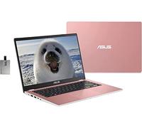 2022 ASUS 14" HD Laptop, Intel Celeron N4020 Processor, 4GB RAM, 64GB eMMC , Webcam, Intel HD Graphics 500, Bluetooth, Windows 11 S, Rose Gold, 32GB SnowBell USB Card