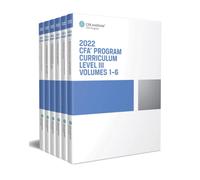 2022 CFA Program Curriculum Level III Box Set