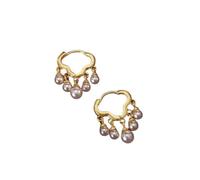 2022 Cloud Fringe Pearl Pendant Earring for Women Simple Elegant Exquisite Super Fairy High-end Feeling