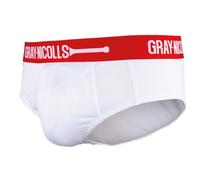 2022 Covet Point Cricket Briefs Undergarment with Box pocket (2XLarge) White