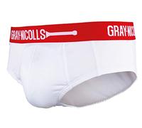 2022 Covet Point Cricket Briefs Undergarment with Box pocket (XLarge) White