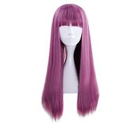 2022 Descendants Mal Wig Cosplay Costume Prop Synthetic Hair Wig Women Adult Masquerade Party Accessories