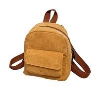 2022 Fashion Simple Velvet Solid Backpack Corduroy Backpack Laptop Messenger & Shoulder Bags (Brown, One Size)