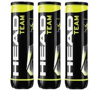 2022 Head Team Tennis Balls Pack of 12 (3 Tubes of 4)