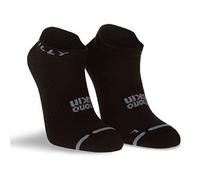 2022 HILLY ACTIVE SOCKLET SOCK ZERO - BLACK - Fitness - Runnig - Sports - Gym (Large (UK 9-11½))