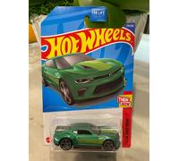 2022 Hot Wheels #219 Then and Now 4/10 '18 CAMARO SS Green w/Gray MC5 Spokes