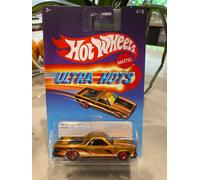 2022 Hot Wheels Target Ultra Hots 4/8 '80 El CAMINO Gold w/Red 5 Spoke wheels