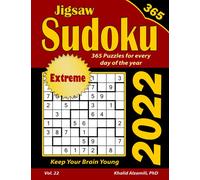 2022 Jigsaw Sudoku: 365 Extreme Puzzles for Every Day of the Year : Keep Your Brain Young (Game Calendars Series)