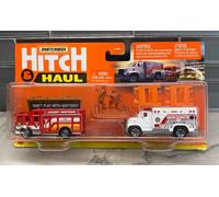 2022 Matchbox HITCH & HAUL MBX Fire Rescue -HAZMAT Response & AMBULANCE