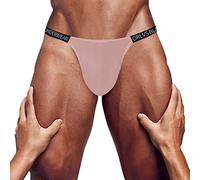 2022 Mens Thong Underwear Mens Thong Underwear No Physical Lines Mens Sports Underwear Men Shorts (Pink, XL)
