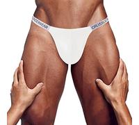 2022 Mens Thong Underwear Mens Thong Underwear No Physical Lines Mens Sports Underwear Men Shorts (White, XL)