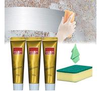 2022 Metal Polishing Paste All Metal Polish Cream,Ultimate Metal Polish Cream with Sponge and Towel,Rust Remover Paste Gel,Stainless Steel Cleaning Paste Powerful Cleaner for Metal Car Kitchen(3Pcs)