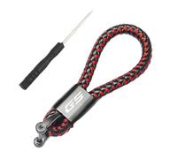 2022 Motorcycle Keyring Metal Key Ring Braided rope Keychain,For BMW GS R1250GS R1200GS Adventure F800GS F750GS F650GS (Black Red)