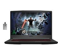2022 MSI GF63 Thin 15.6" FHD 144Hz Gaming Laptop 11th Gen Intel Core i5-11400H, 16GB RAM, 512GB PCIe SSD, Backlit Keyboard, NVIDIA GeForce RTX 3050 Graphics, Win 11, Black, 32GB SnowBell USB Card