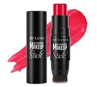 2022 New 3 In 1 Cream Blush Stick for Cheeks & Lips & Eyeshadow in a Waterproof Smooth Moisturizing Creamy Formula,Buildable Lightweight Cream Blush Makeup Stick with Biuld-in Brush,Easy to Use,Hickey