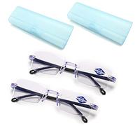 2022 New Diamond-cut Bifocal Progressive and Anti-blue Eyewear Ultralight, Anti-blue Eyewear Ultralight Reading Glasses for Men and Women (2pcs, +4.00)