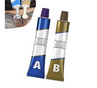 2022 New Fullkk Magic High Temperature Resistant Liquid Metal Welding Filler,100g A+B Appliances Casting Repair Glue,Metal Repair Gel Paste,Industrial Heat Resistance Cold Weld Metal Repair Paste