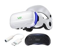 2022 Newest Virtual Reality Headset, VR Headset with Controller and Headset for Kids Adult Play 3D Game Movies (4.7.5 To 6.5 Inches), Universal VR Glasses Set for IPhone Samsung and Android Phone