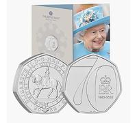 2022 Platinum Jubilee Her Majesty Queen Elizabeth II 50p Coin