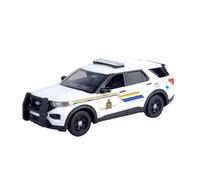 2022 Police Interceptor Utility RCMP (Royal Canadian Mounted Police) White Law Enforcement and Public Service Series 1/43 Diecast Model Car by Motormax 79499