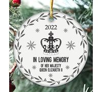 2022 Queen Elizabeth II Bauble, The Queen Memorial Ornament, The Queen’s Platinum Jubilee, Commemorative Christmas, Remembering Her Majesty (The Queen)