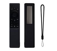 2022 Silicone Protective Cover Compatible for Samsung TV bn59-01357a/01363L/01364A TM -1990C Solar Remote Control Protective Cover Replacement Case with Lanyard (Black)