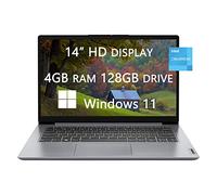 2022 Upgraded LENOVO Ideapad 1i Laptops, 14 inch HD Computer, Intel Celeron N4020, 4GB RAM, 128GB SSD, 1-Year Office 365, Webcam, Wi-Fi, Bluetooth, Light-Weight, Windows 11, LIONEYE HDMI Cable