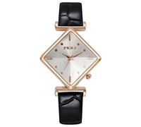 2022 Women's Watches Ultra-Thin Minimalist Waterproof - Fashion Wrist Watch for Women Leather Band Big Face Ladies Leather Wristband Women's Watch Quartz Watch Gift (Midnight Platinum Gray)