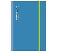 2023-2024 A4 Blue Day a Page Academic Student Diary With A4 Day To Page and a Beautiful Blue Case-binding