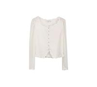 2023 Autumn New Long-Sleeved Cardigan Shirt Korean Style Celebrity high-end lace Shirt for Women-Apricot-M