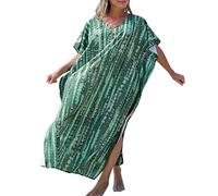 2023 Beach Blouse Quick Drying Dyeing Loose Size Holiday Gown Beach Skirt Bikini Shirt 1D02 Swim Suit Cover up (AG, One Size)