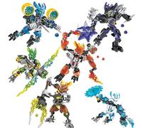 2023 Bionicle Protector Building Blocks Anime Action Figures Soldier Robot Bricks Toys For Boys Kids Birthday Christmas Gifts Earth Unity