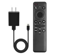 2023 BN59-01432A Solar Voice Remote Control Replacement Set for Samsung Remote with Bluetooth Rechargeable Solar Cell Compatible with Samsung Neo QLED 8K HDR Smart TVs, Black