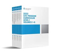 2023 CFA Program Curriculum Level I Box Set