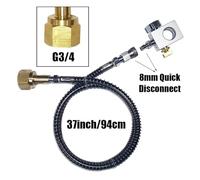 2023 CO2 Adapter Carbonator Refill Fill Station for CO2 Cylinder Tank Bottle Soda Water Replacement Hose(37inch G3-4)