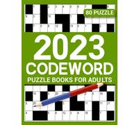 2023 Codeword Puzzle Book for Adults: Code Breaker Activity Book With 80 Codeword Puzzles for Adults and Senior Puzzle Fans With Solution in Large Print To Brain Exercises Vol 5