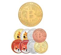 2023 Crafts Commemorative Coin Collectable BTC Individual Collectible Coins Physical Bitcoin Plated For Collection BTC Entity Coin